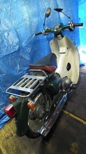 スーパーカブ50（AA01）キャブのキックでエンジン始動（レアバイク）