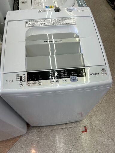 HITACH/日立/7.0kg洗濯機/2019年式/NW-R704　8319
