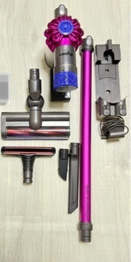 最終値下、2019年式、ダイソン Dyson SV07 WH ENT FU [Dyson V6 Cord-Free Pro コードレススティッククリーナー フューシャ]