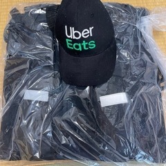 Uber eats ウーバーイーツ　新品公式バッグと帽子セット　...
