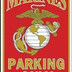 アメリカ雑貨　海兵隊専用駐車場看板　メタルパーキングサイン　＃2