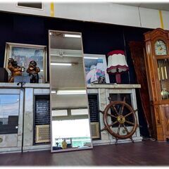 K34 新品未使用品 高さ202㎝ 全身ミラー 大型ミラー】