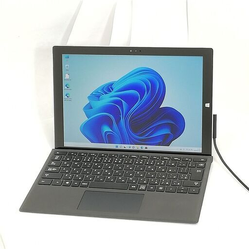 送料無料 タブレット Microsoft Surface Pro 3 中古美品 第4世代 i5 4GB 超高速SSD 無線 Wi-Fi Bluetooth Webカメラ Windows11 Office 保証付