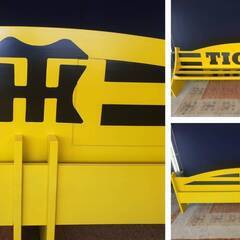 【ｇ1 幅3ｍ タイガース ベンチ】