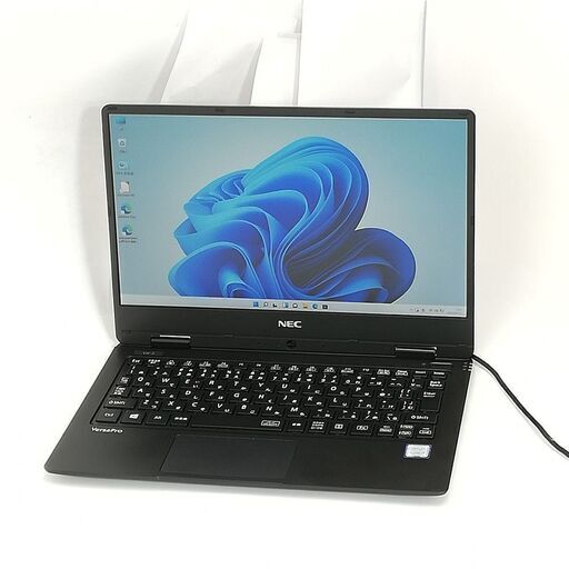 送料無料 ノートパソコン Windows11 軽量 薄型 フルHD 12.5型 NEC PC-VKT12HZG3 中古美品 第7世代 i5 8GB 高速SSD 無線 Bluetooth Office