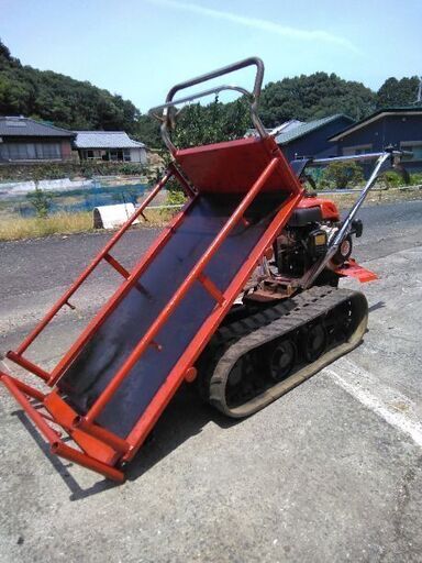 運搬車　手動式ダンプ　チクスイ　実働