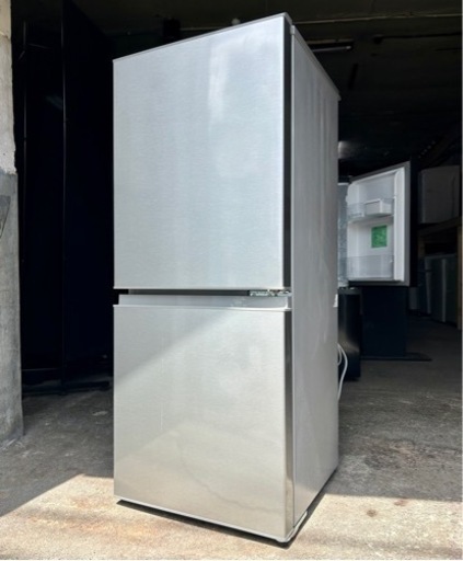 札幌市内配送無料 美品 20年製 AQUA アクア 126L 2ドア冷蔵庫 AQR-13J(S) 右開き