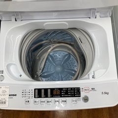 Hisense（HW-K55E）の洗濯機のご紹介です！！