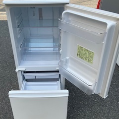 【RKGRE-188】特価！シャープ/137L 2ドア冷凍冷蔵庫/SJ-C14E-W/中古品/2019年製/当社より近隣無料配達！