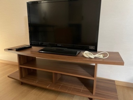 テレビ台付き32型液晶テレビAQUOS