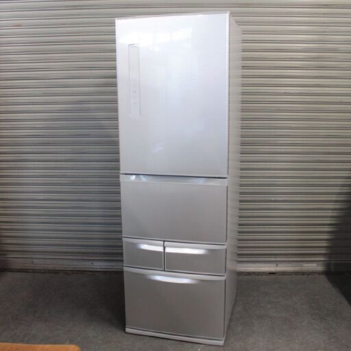 T239)TOSHIBA ベジータ 5ドア冷蔵庫 411L 右開き 2019年製 VEGETA GR-P41G 幅60cm 自動製氷 東芝 冷凍 冷蔵 冷蔵庫