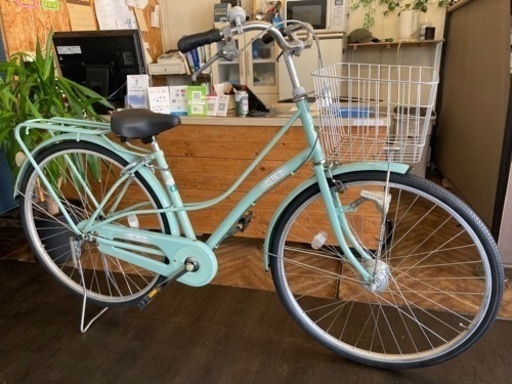 前後タイヤ・後輪チューブ新品！】LEDオートライト 6段変速 27インチ