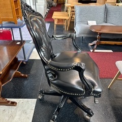 アームチェア　キャスター付