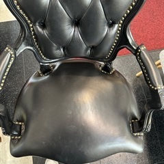 アームチェア　キャスター付