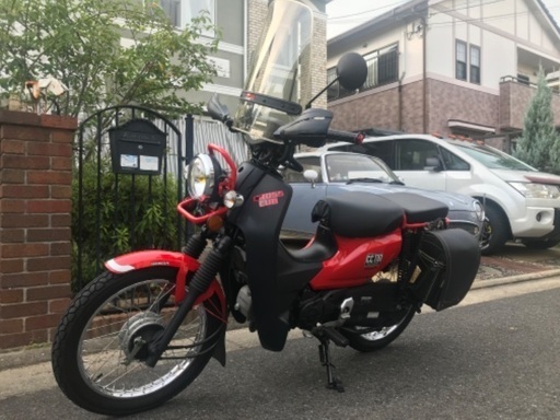 カブ　110cc レッド　赤