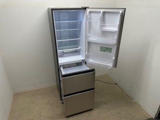HITACHI　日立　3ドア冷凍冷蔵庫　３１５L　うるおいチルド　シャンパン　２０２０年製　R-V32KV（N)