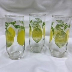 レトログラス　レモン　セット！未使用