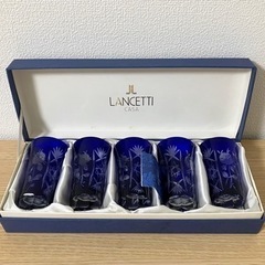 LANCETTI CASA 切子グラス　5客セット