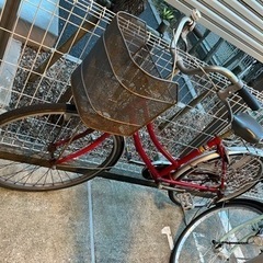 自転車 赤