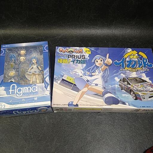 新品未開封　イカ娘プラモ　フィギュアセット