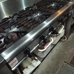 【値段交渉可能】厨房機器　マルゼン　5口ガステーブル（LPガス）