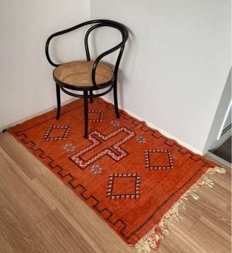 90s ヴィンテージ　おしゃれなモロッコラグ　ベニワレン　北欧インテリア　ペンドルトン　カーペット　ペルシャ絨毯