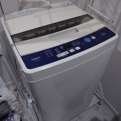 アクア製全自動電気洗濯機 AQWーH5 容量5.0L