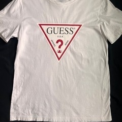 guess  ゲス　ロゴ Tシャツ　白　サイズL