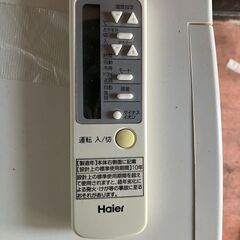 ☆中古￥１７,800！【会員価格￥1７,800】【店長おすすめ！】Haier　窓用ルームエアコン　家電　2016年製　JA-16P型　【BG203】