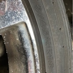 RGステップワゴンに履かせていたアルミ夏タイヤ4本