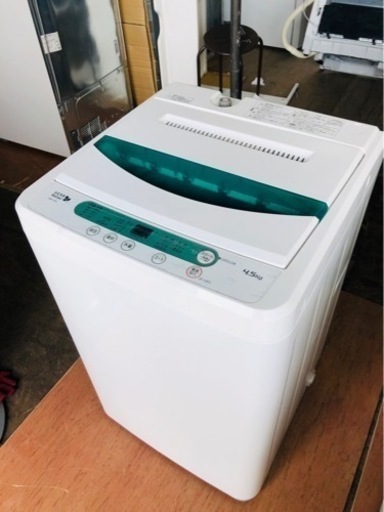 福岡市内設置配送無料　ヤマダ電機オリジナル　全自動電気洗濯機　(4.5kg) HerbRelax YWM-T45A1(W)