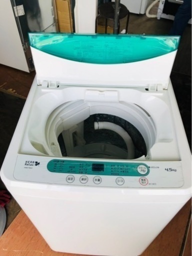 福岡市内設置配送無料　ヤマダ電機オリジナル　全自動電気洗濯機　(4.5kg) HerbRelax YWM-T45A1(W)