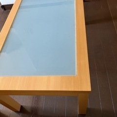 お取引者様決定　木製テーブル　ガラステーブル　
