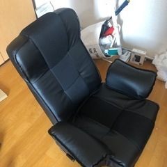【ネット決済】座椅子（ブラック / 360度回転) 回転 ひじ掛...