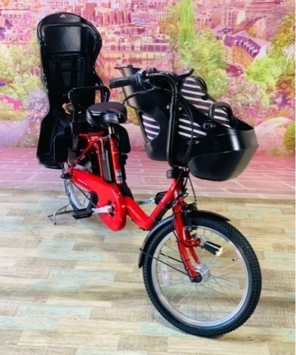 ❹ 5530子供乗せ電動アシスト自転車パナソニック3人乗り対応20インチ