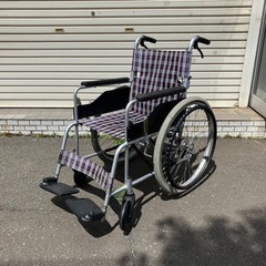 nissin 車椅子 ブレーキ付 手押し 介護用品