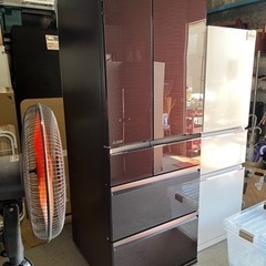 ☆大容量600L!!☆ 三菱 6ドア ノンフロン冷凍冷蔵庫 MR-WX60E-BR 2019