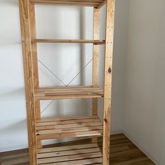 IKEA  木製棚　ヘイネ