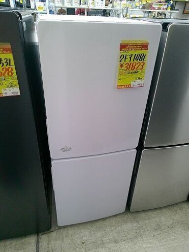 ID:G60363151　２ドア冷凍冷蔵庫１４８L　ハイアール　JR-NF148CK　２０２２年