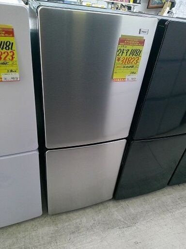 ID:G60362895　２ドア冷凍冷蔵庫１４８L　ハイアール　JR-XP2NF１４８F　２０２３年