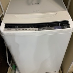 日立　洗濯機　8kg BW V80A 2016年製