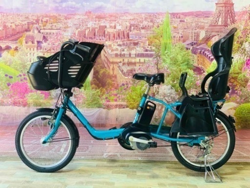 ❹ 5531子供乗せ電動アシスト自転車パナソニック3人乗り対応20インチ