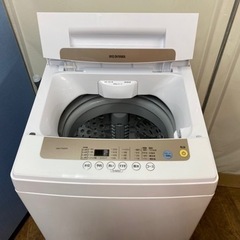 I694 🌈 2020年製の美品♪ アイリスオーヤマ 洗濯機 （5.0㎏） ⭐ 動作確認済 ⭐ クリーニング済