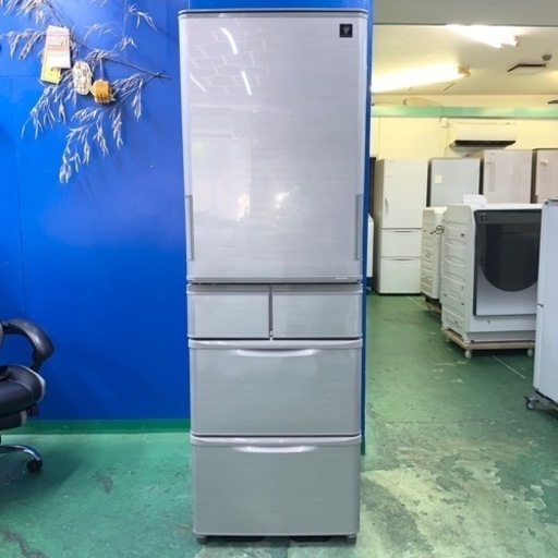 ⭐️SHARP⭐️冷凍冷蔵庫　2018年412L自動製氷左右開き　大阪市近郊配送無料