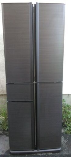 三菱 5ドア冷凍冷蔵庫 MR-A41YW-BR 405L 観音開き オークブラウン 13年製 配送無料