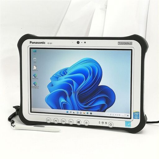 送料無料 40時間使用 タブレット 中古美品 10.1型 Panasonic TOUGHPAD FZ-G1FABZZCJ 第4世代 i5 4GB 高速SSD 無線 Webカメラ Windows11 Office