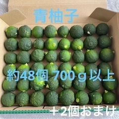 青柚子 小ぶり 約48個(700ｇ)＋2個