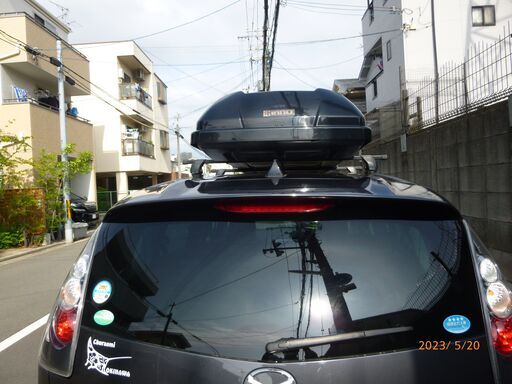 楽天市場】INNO ルーフボックス & キャリーケース + ベース エアロ 