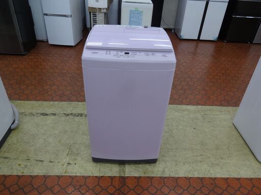 ID 225114　洗濯機7K　アクア　２０２０年製　AQW-GS7E7（P)