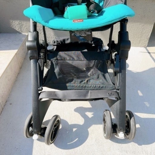 ポキット POCKIT gb 折りたたみベビーカー B型 軽量 ブルーターコイズ